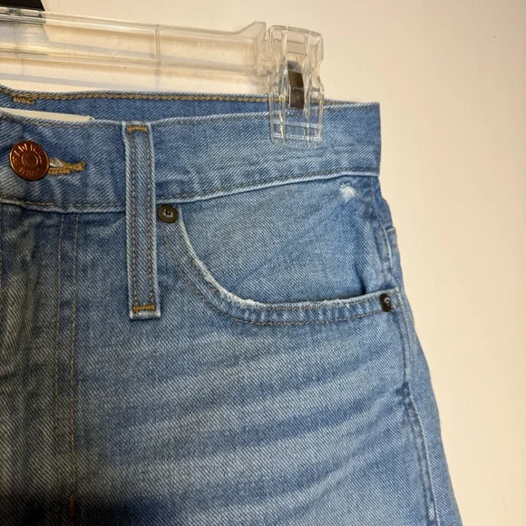 MADEWELL The Perfect Jean Short: Step-Hem Edition Odell Wash High Rise 26 - Picture 5 of 9
